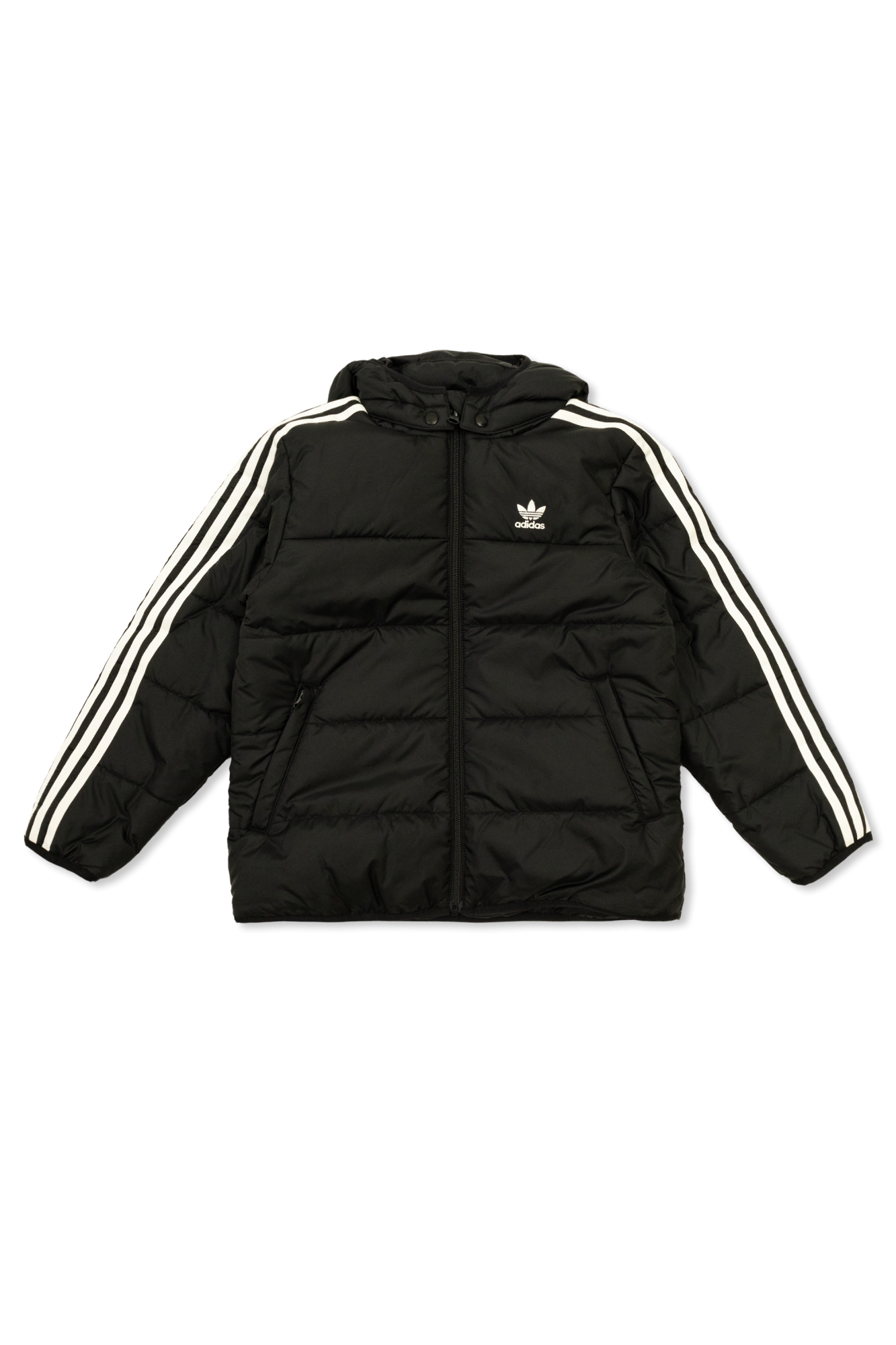 Schwarz Jacke mit Logo ADIDAS Kids Vitkac Germany